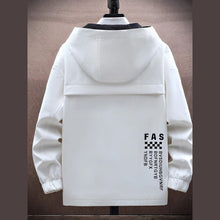 Charger l'image dans la galerie, Veste Coupe-Vent à Capuche Zip Asymétrique
